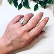 Vintage Silver Ring, Band Ring, Thick Band, Sterling Silver, Vintage Jewelry, Simple Ring, Statement Jewelry, Wedding Band, Wedding Jewelry