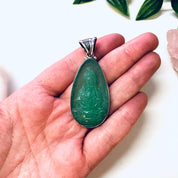 Vintage Pendant, Silver Pendant, Jade Pendant, Jade Buddha, Buddha Jewelry, Vintage Jewelry, Green Jade, Vintage Necklace, 925 Pendant,