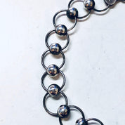 Vintage Bracelet, Silver Bracelet, Ball Bracelet, Link Bracelet, Chain Jewelry, Made in Italy, Italian Jewelry, 925 Bracelet, Simple Jewelry