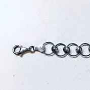 Vintage Bracelet, Silver Bracelet, Ball Bracelet, Link Bracelet, Chain Jewelry, Made in Italy, Italian Jewelry, 925 Bracelet, Simple Jewelry