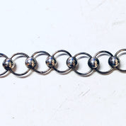 Vintage Bracelet, Silver Bracelet, Ball Bracelet, Link Bracelet, Chain Jewelry, Made in Italy, Italian Jewelry, 925 Bracelet, Simple Jewelry