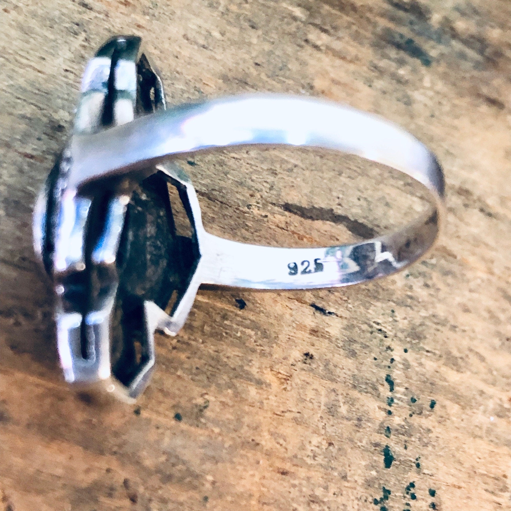 Vintage Silver Ring, Amethyst Ring, Black Onyx Ring, Marcasite Jewelry, Vintage Jewelry, Statement Jewelry, Purple Jewelry, Black, Silver