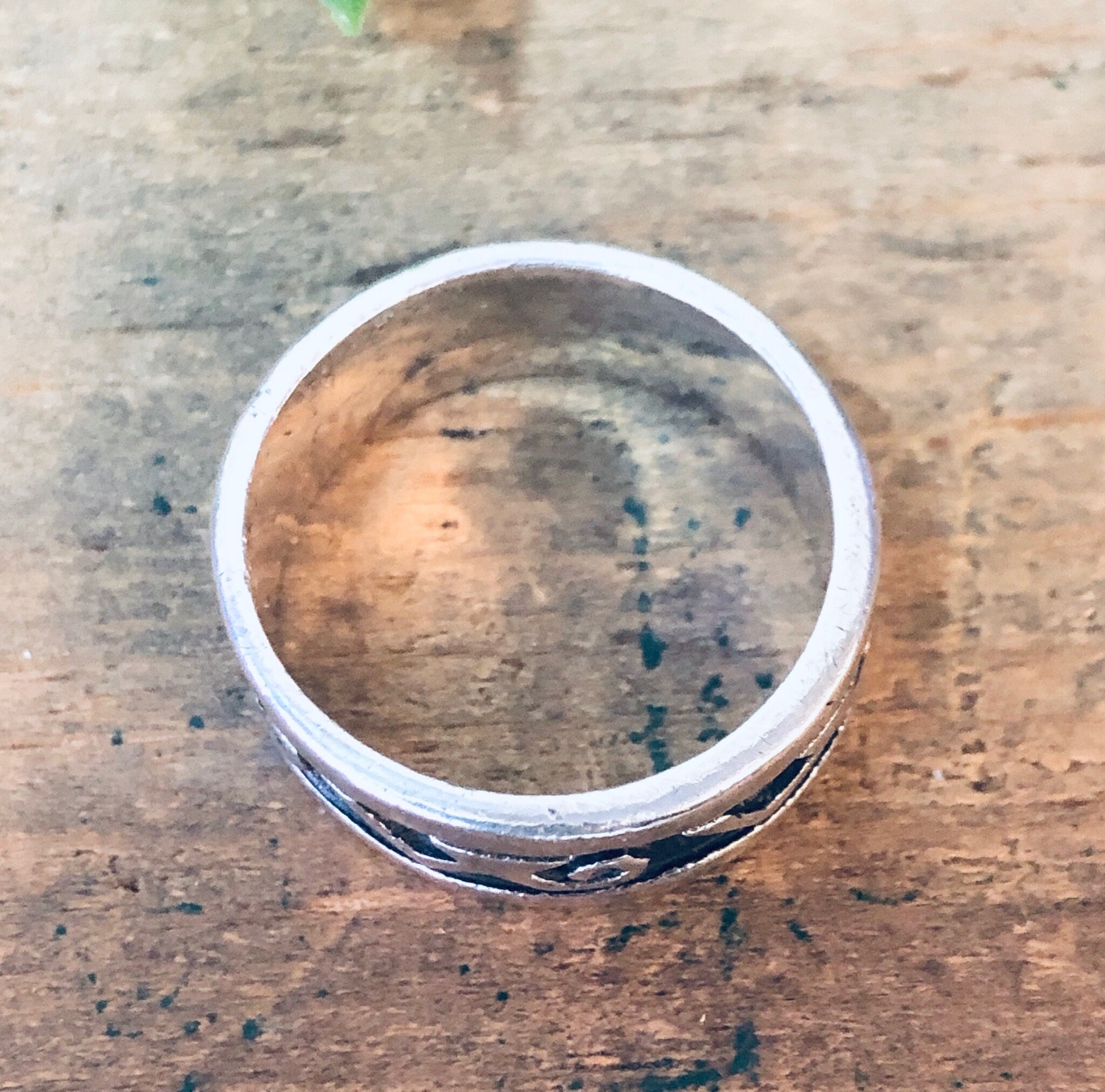 Vintage Silver Ring, Band Ring, Tribal Jewelry, Vintage Jewelry, Tribal Design, Skinny Band Ring, Unique Jewelry, Simple Jewelry, 925 Band