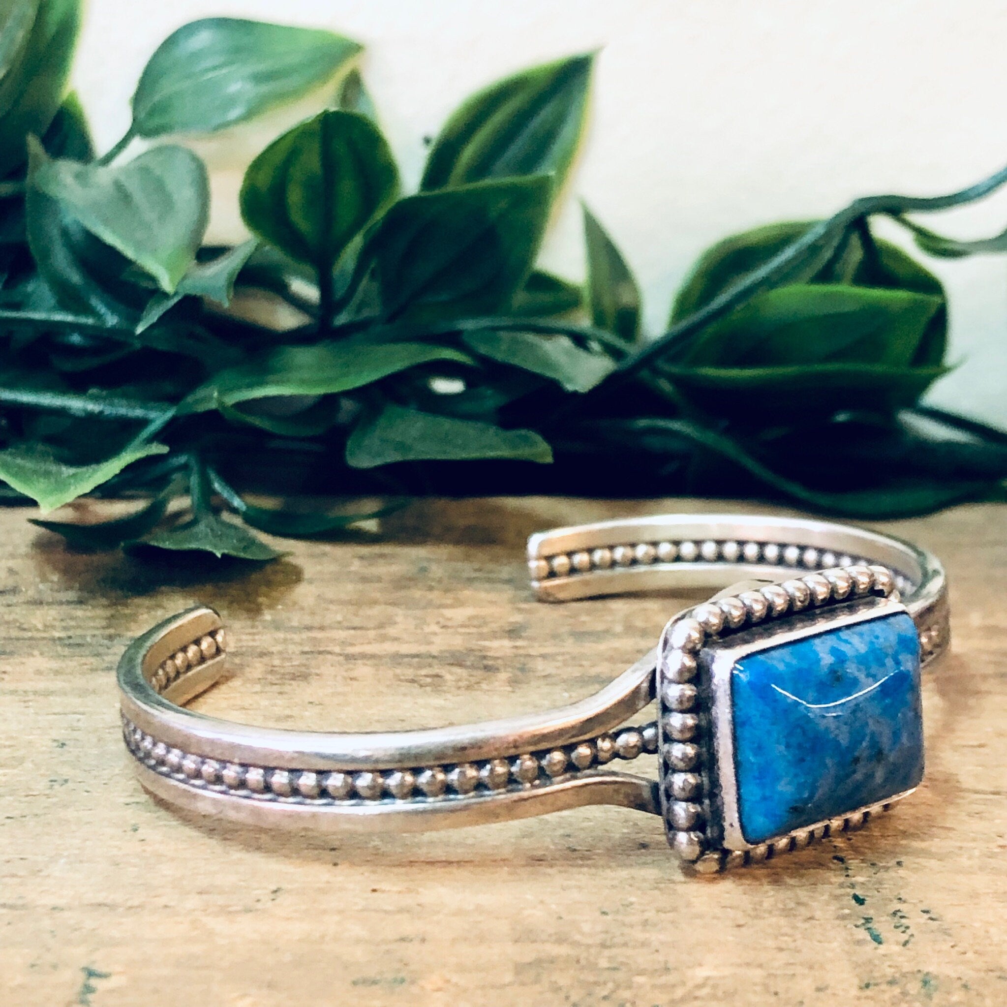 Vintage Cuff, Paul Livingston Jewelry, Paul Livingston Cuff, Blue Lapis Cuff, Vintage Bracelet, Silver Bracelet, Lapis Lazuli Jewelry, Blue