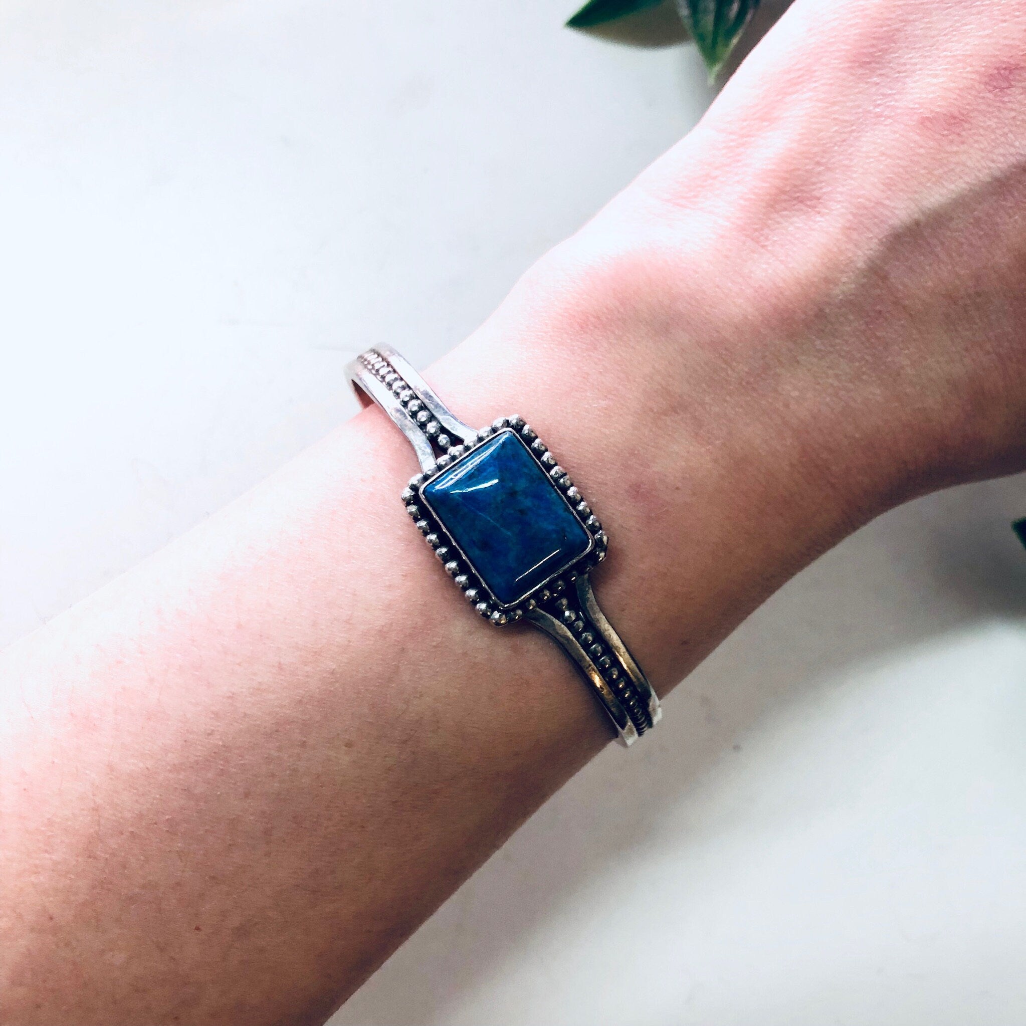 Vintage Cuff, Paul Livingston Jewelry, Paul Livingston Cuff, Blue Lapis Cuff, Vintage Bracelet, Silver Bracelet, Lapis Lazuli Jewelry, Blue