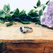 Vintage Silver Ring, Blue Gemstone, Blue Jewelry, Blue and Silver, Statement Jewelry, Sparkly Ring, Unique Jewelry, Vintage Jewelry, 925