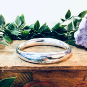 Vintage Silver Bracelet, Bangle Bracelet, Hollow Silver Bracelet, Vintage Jewelry, Made in Thailand, Statement Jewelry, Silver Bangle, 925