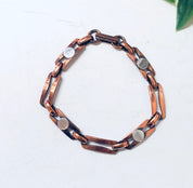 Vintage Bracelet, Copper Bracelet, Link Bracelet, Vintage Jewelry, Industrial Style, Unique Jewelry, Copper Jewelry, Chain Bracelet, Copper