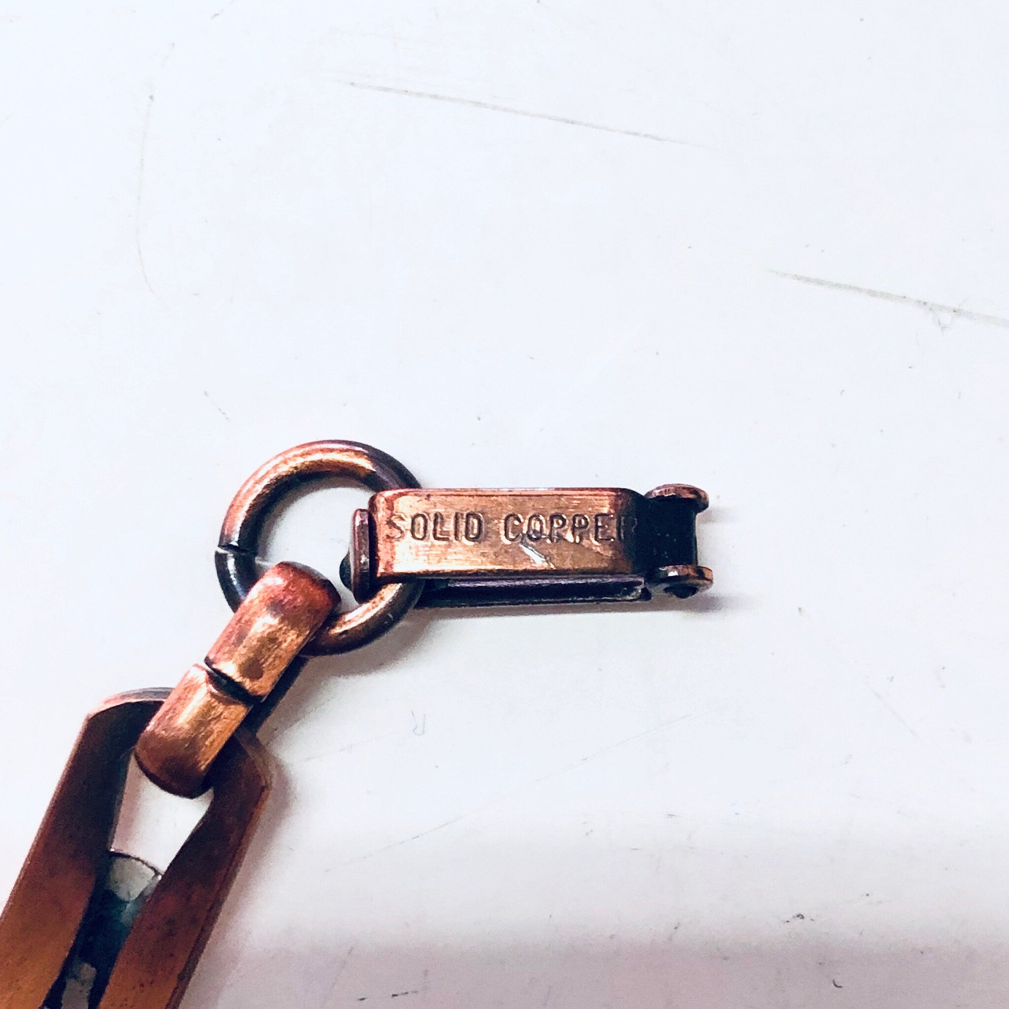 Vintage Bracelet, Copper Bracelet, Link Bracelet, Vintage Jewelry, Industrial Style, Unique Jewelry, Copper Jewelry, Chain Bracelet, Copper