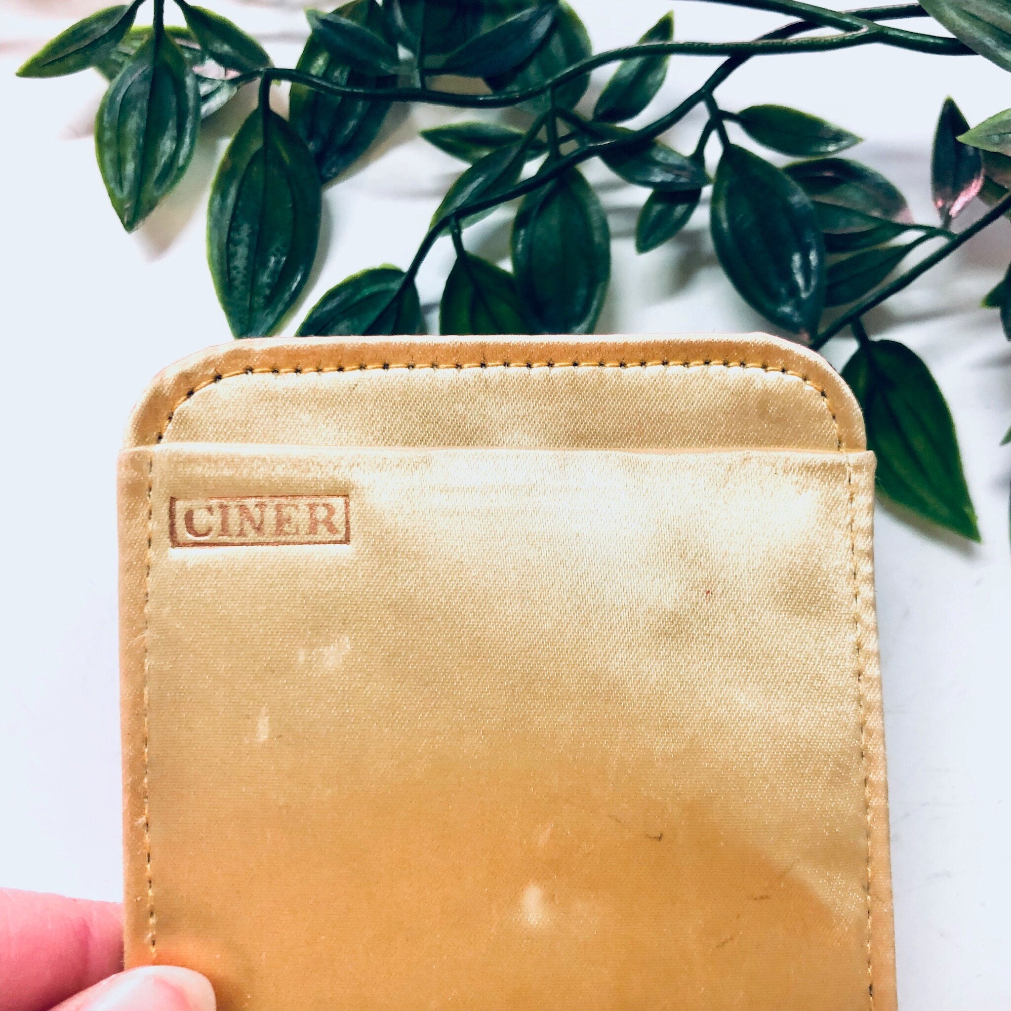 Ciner Compact, Vintage Compact, Lipstick Tube, Compact and Lipstick, DIY Makeup, Rhinestone Compact, Gold Toned Compact, Martini Compact,