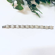 Vintage Bracelet, Silver Bracelet, Medallion Bracelet, Link Chain, Unique Jewelry, Rare Jewelry, Vintage Jewelry, Made in Mexico, 925 Link