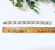 Vintage Bracelet, Silver Bracelet, Medallion Bracelet, Link Chain, Unique Jewelry, Rare Jewelry, Vintage Jewelry, Made in Mexico, 925 Link