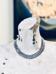 Vintage Choker, Vintage Silver Necklace, Thick Chain, Silver Choker, Mexico Sterling, Chain Link, Vintage Jewelry, Bohemian Style, Boho