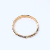 Vintage Bangle, Gold Toned Bangle, Vintage Bracelet, Gold Filled Jewelry, Red Stone, Gold and Red, Vintage Jewelry, Stacking Bracelet, Gold