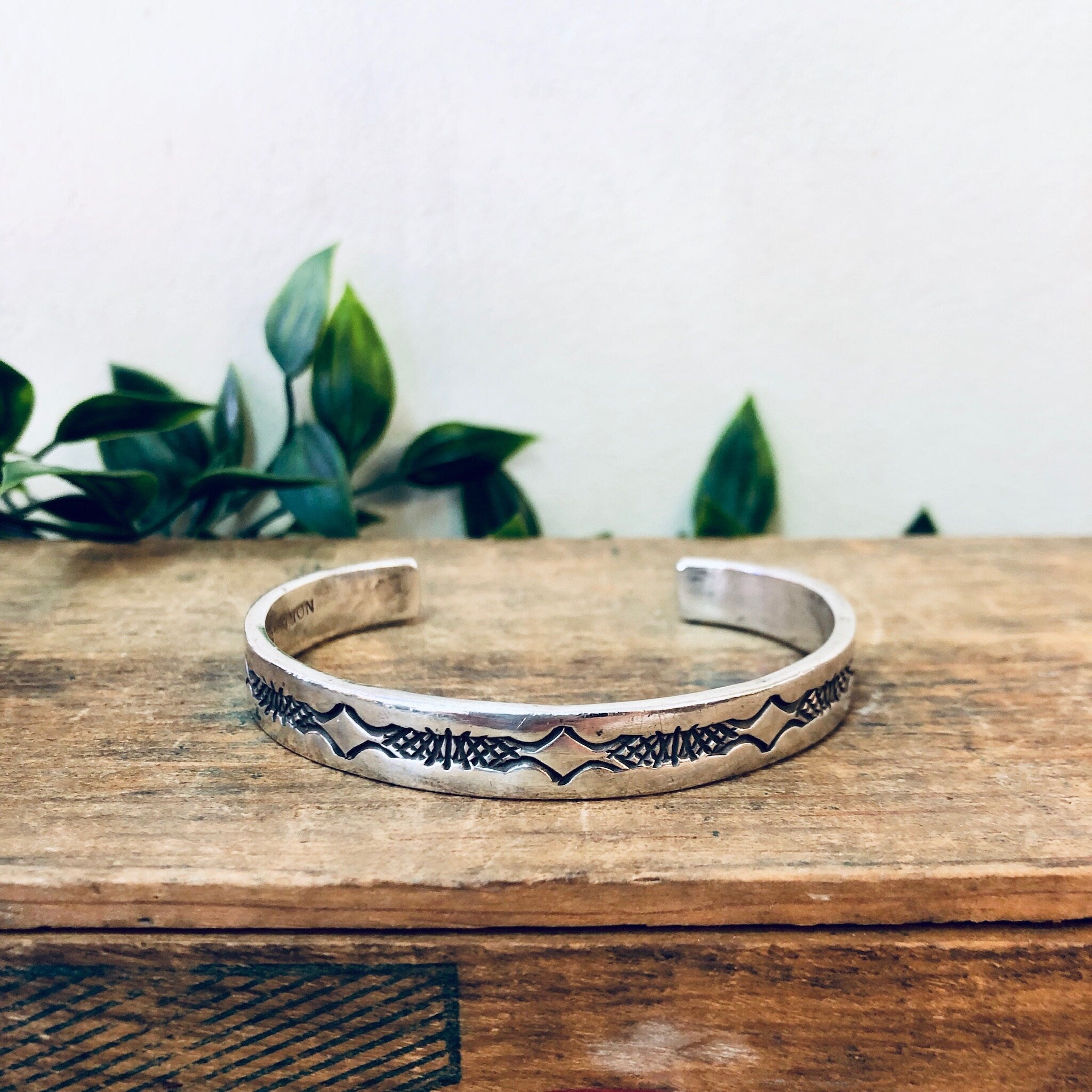 Vintage Cuff Bracelet, Nora Sterling Cuff, Nora Bill Cuff, Navajo Silversmith, Cuff Signed NORA, Silver Cuff, Navajo Cuff, Vintage Jewelry
