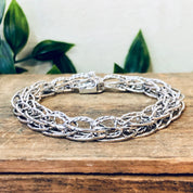 Vintage Bracelet, Silver Bracelet, Link Bracelet, Chain Bracelet, Vintage Jewelry, Simple Jewelry, Sterling Bracelet, 925 Bracelet, Unique