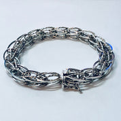 Vintage Bracelet, Silver Bracelet, Link Bracelet, Chain Bracelet, Vintage Jewelry, Simple Jewelry, Sterling Bracelet, 925 Bracelet, Unique