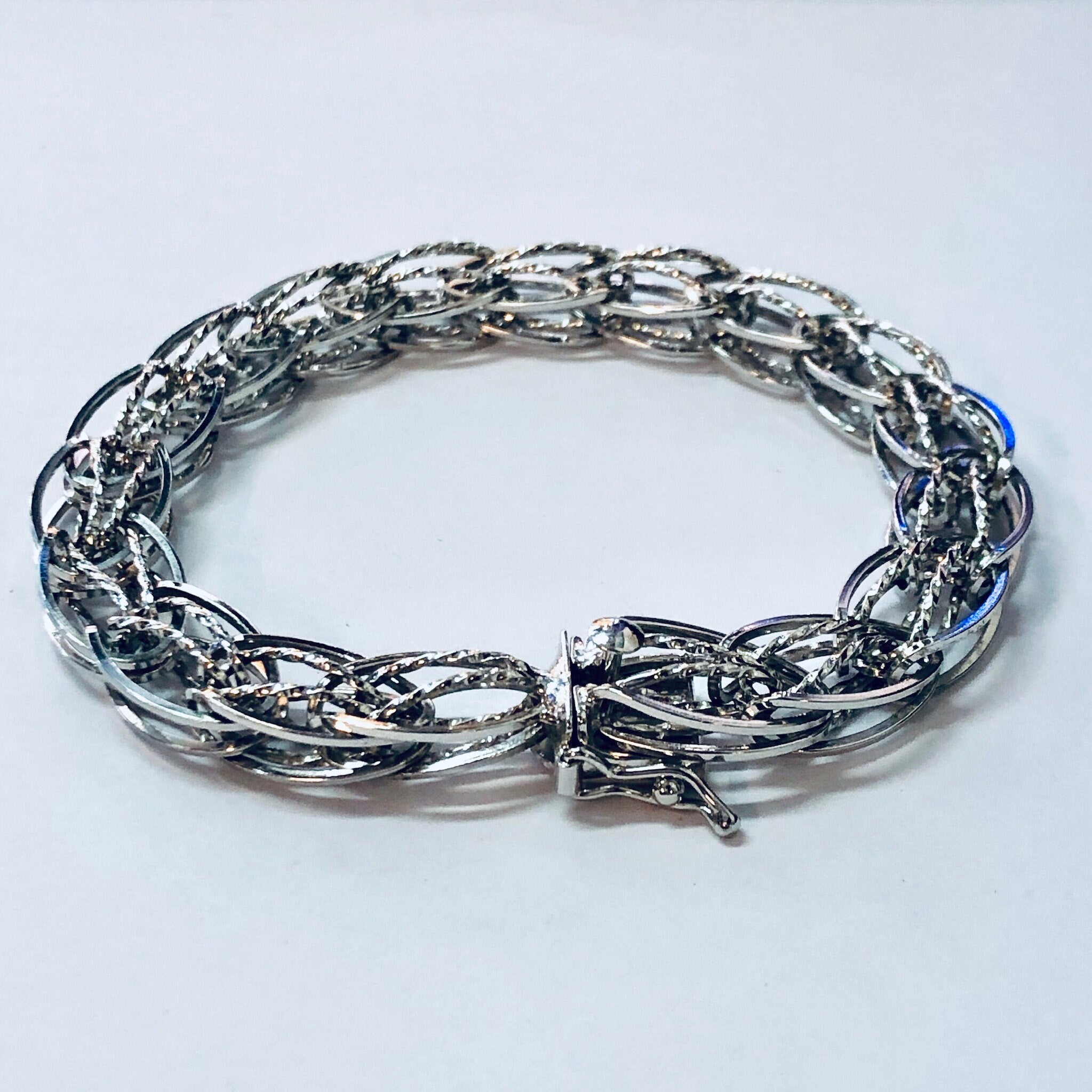 Vintage Bracelet, Silver Bracelet, Link Bracelet, Chain Bracelet, Vintage Jewelry, Simple Jewelry, Sterling Bracelet, 925 Bracelet, Unique