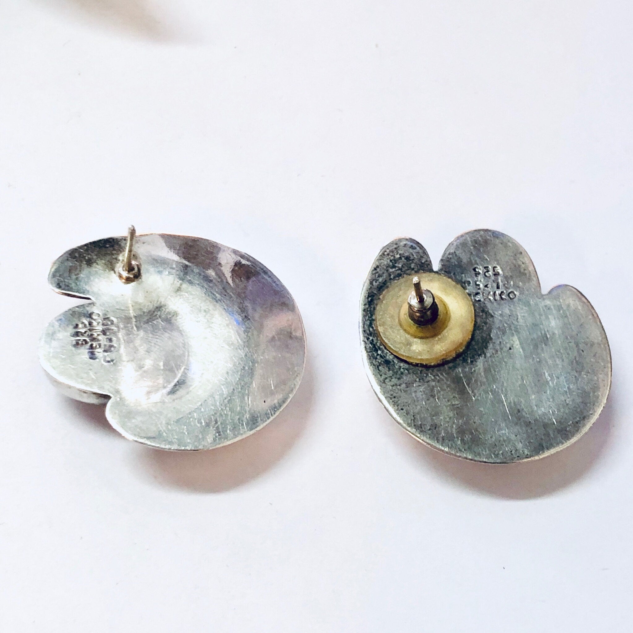 Vintage Earrings, Silver Earrings, Black Onyx, Onyx Jewelry, Vintage Jewelry, Statement Jewelry, Pierced Ears, Large Earrings, Unique Silver