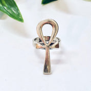 Vintage Ring, Silver Ring, Ankh Ring, Ankh Jewelry, Symbol of Life, Egyptian Symbol, Vintage Jewelry, Statement Ring, Big Ring, 925 Ring