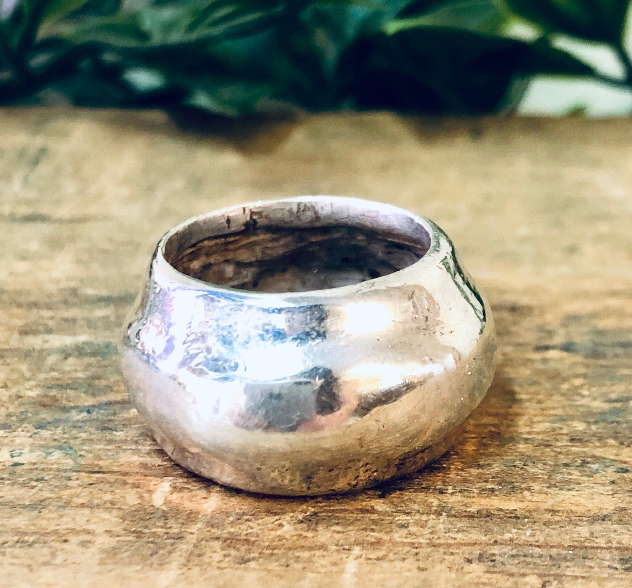 Vintage Ring, Silver Ring, Thick Band, Band Ring, Abstract Jewelry, Simple Ring, Stacking Ring, Unique Ring, 925 Ring, Statement Jewelry