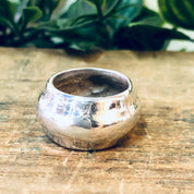 Vintage Ring, Silver Ring, Thick Band, Band Ring, Abstract Jewelry, Simple Ring, Stacking Ring, Unique Ring, 925 Ring, Statement Jewelry