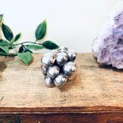 Vintage Silver Ring, Statement Ring, Large Ring, Adjustable Ring, Vintage Jewelry, Ball Ring, Cocktail Ring, 925 Ring, Mexican Silver