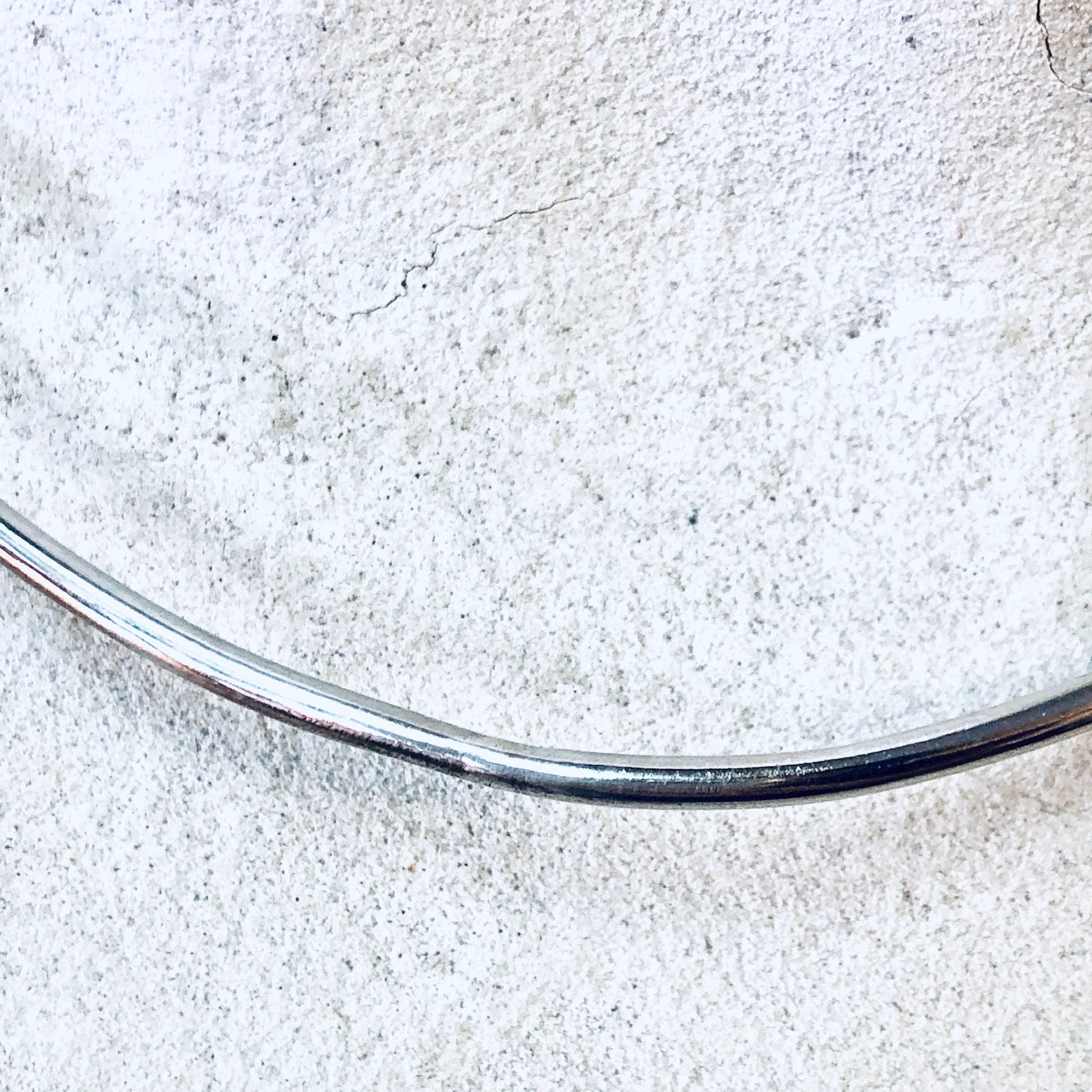 Vintage Choker, Silver Choker, Vintage Necklace, Simple Jewelry, Minimalist Style, Boho Jewelry, Hippie Vibes, Sleek Necklace, Vintage 925