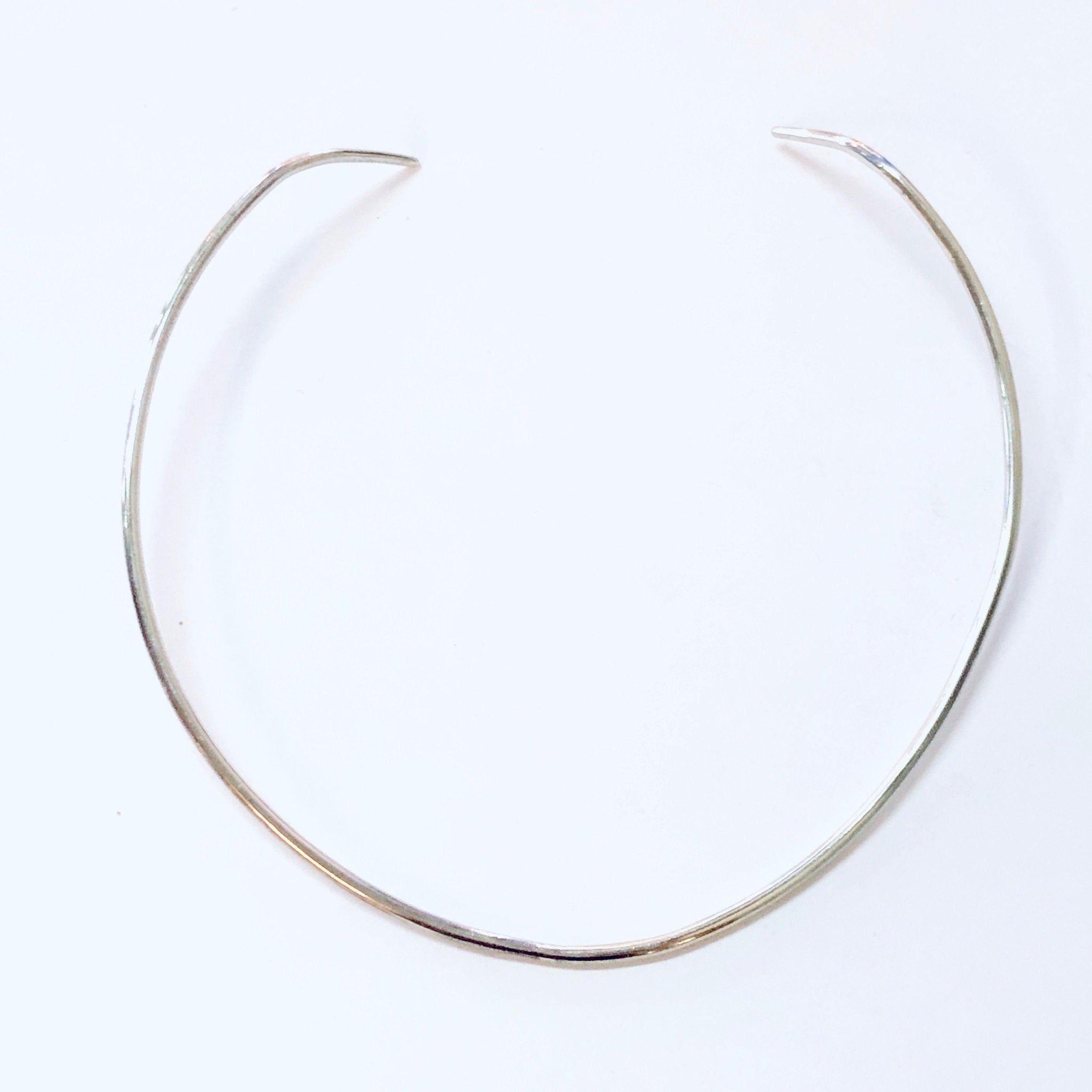 Vintage Choker, Silver Choker, Vintage Necklace, Simple Jewelry, Minimalist Style, Boho Jewelry, Hippie Vibes, Sleek Necklace, Vintage 925