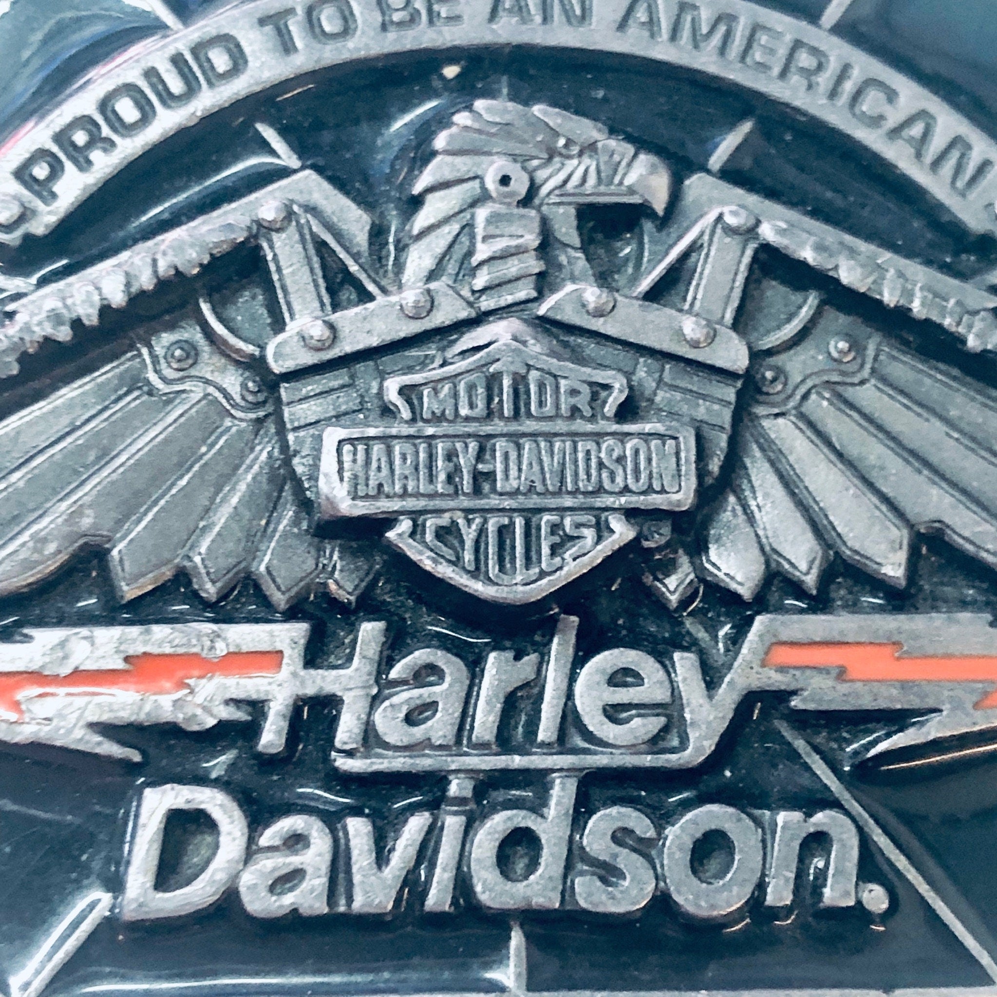 Vintage Belt Buckle, Harley Davidson Buckle, Eagle Belt Buckle, Vintage Accessories, Collectible Harley Buckle, Biker Buckle, Biker Gear
