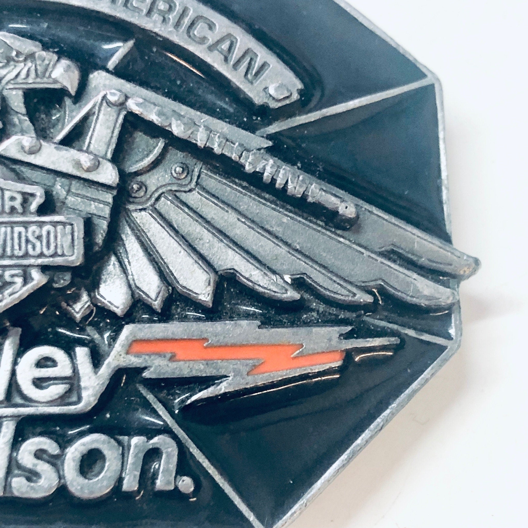 Vintage Belt Buckle, Harley Davidson Buckle, Eagle Belt Buckle, Vintage Accessories, Collectible Harley Buckle, Biker Buckle, Biker Gear