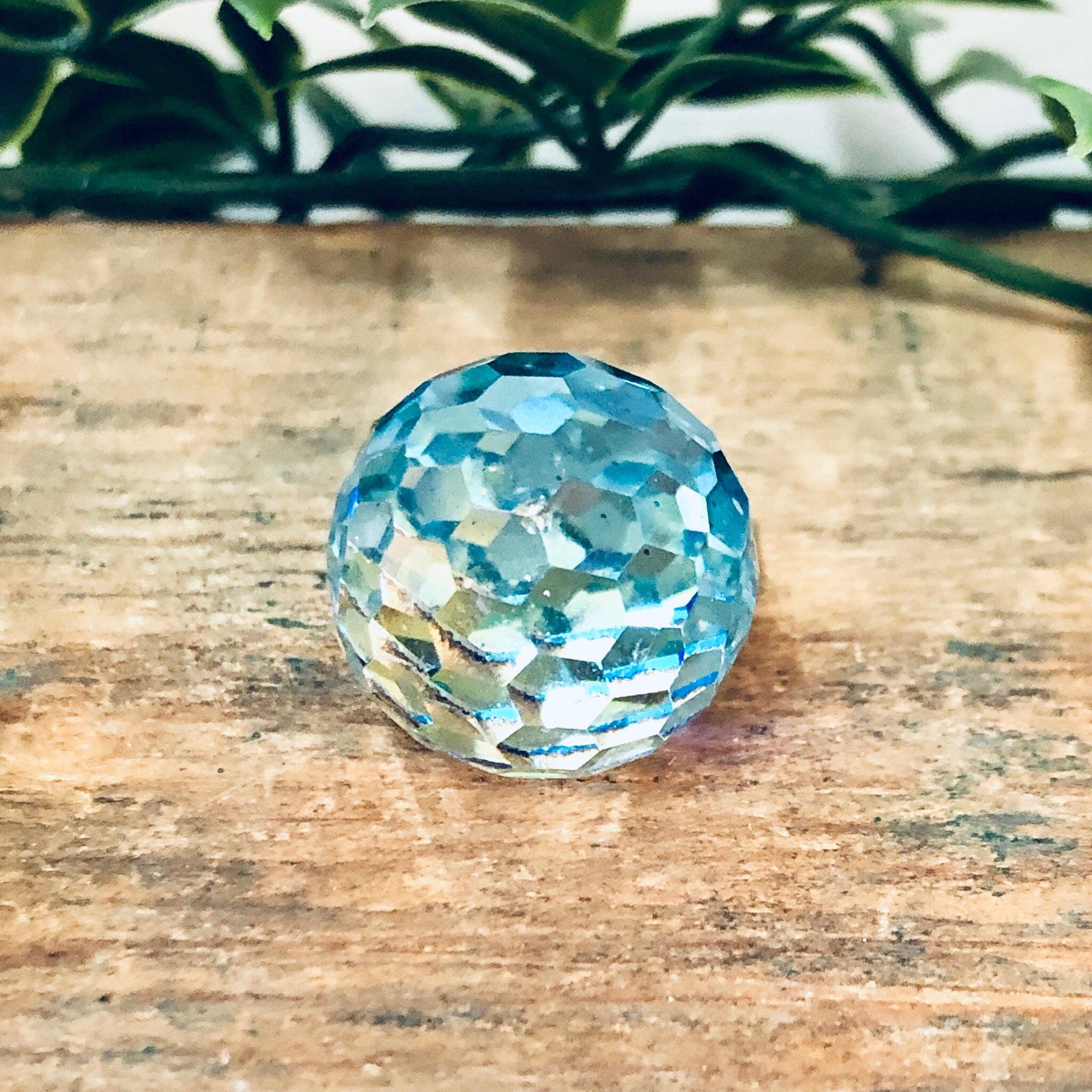 Vintage Ring, Disco Ball Ring, Unique Jewelry, Statement Jewelry, Cocktail Ring, Costume Jewelry, Large Ring, Iridescent Ring, Gold Ring