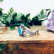 Vintage Cuff, Southwestern Bracelet, Cuff Bracelet, Turquoise Cuff, Boho Jewelry, Bohemian Style, Vintage Jewelry, Silver Cuff Bracelet, 925