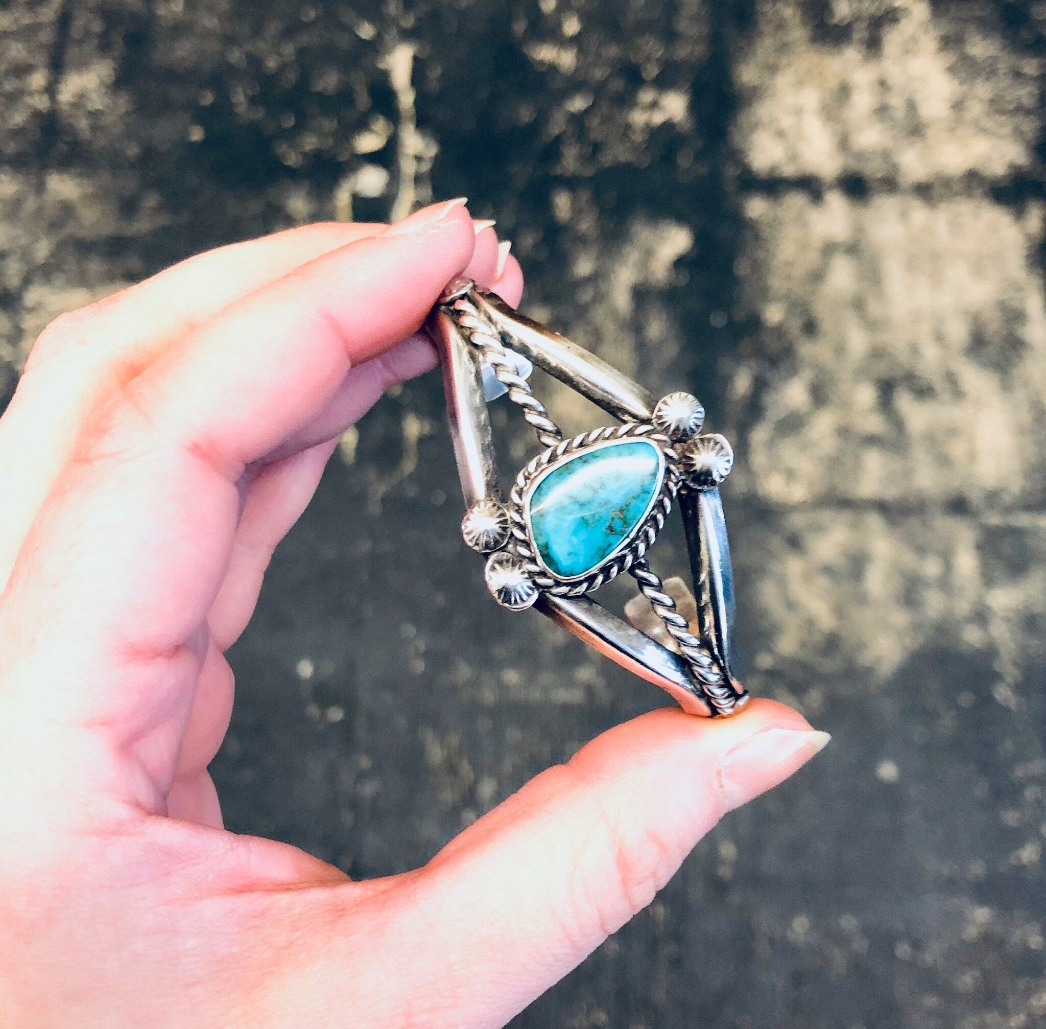 Vintage Cuff, Southwestern Bracelet, Cuff Bracelet, Turquoise Cuff, Boho Jewelry, Bohemian Style, Vintage Jewelry, Silver Cuff Bracelet, 925