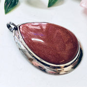 Large Pendant, Vintage Pendant, Vintage Necklace, Druzy Quartz, Metal Pendant, Polished Stone, Statement Jewelry, Sparkly Jewelry, Pendant
