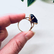 Vintage Gold Ring, Alexandrite Jewelry, Alexandrite Ring, Unique Gemstone, Blue Alexandrite, Purple Alexandrite, Gold Jewelry, 14K Gold, 14K