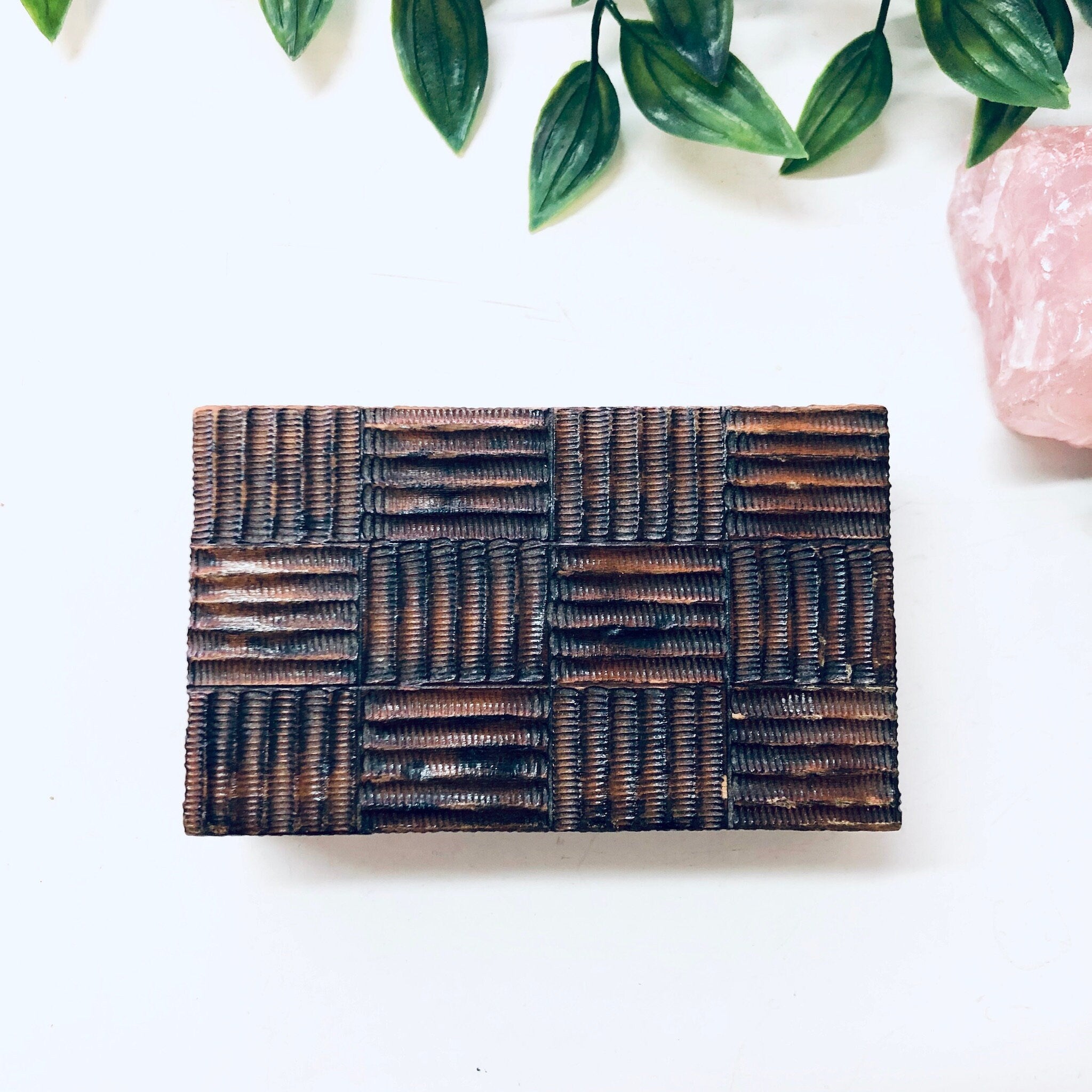 Vintage Box, Keepsake Box, Small Box, Made in Poland, Unique Box, Vintage Home Decor, Jewelry Box, Hinged Container, Vintage Container, Wood