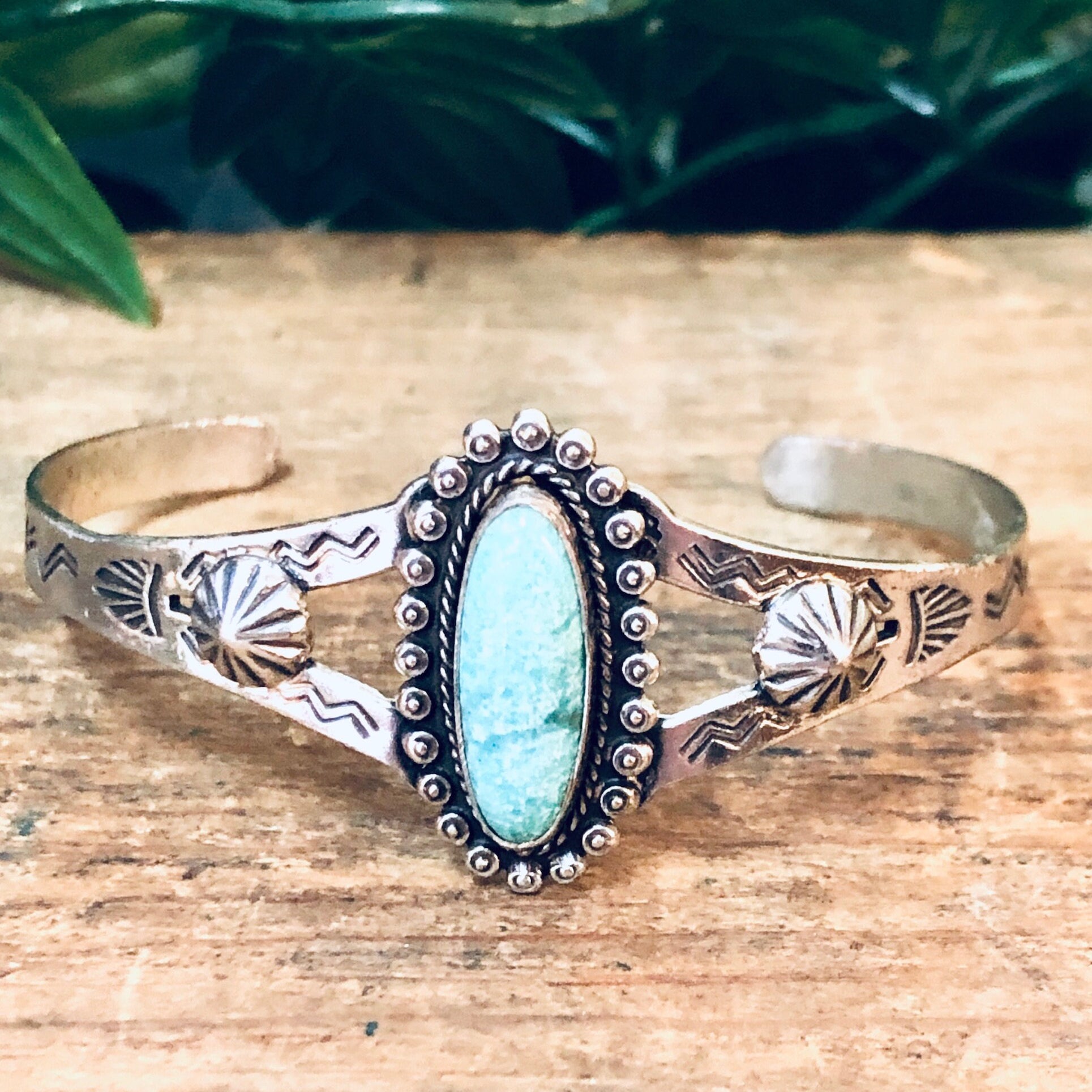 Vintage Bracelet, Silver Bracelet, Cuff Bracelet, Vintage Jewelry, Turquoise Bracelet, Southwestern Jewelry, Stamped Silver, Small Cuff, 925