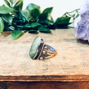 Vintage Silver Ring, Turquoise Ring, Southwestern Ring, Green Turquoise, Statement Jewelry, Vintage Jewelry, Bohemian Style, Boho Ring, 925