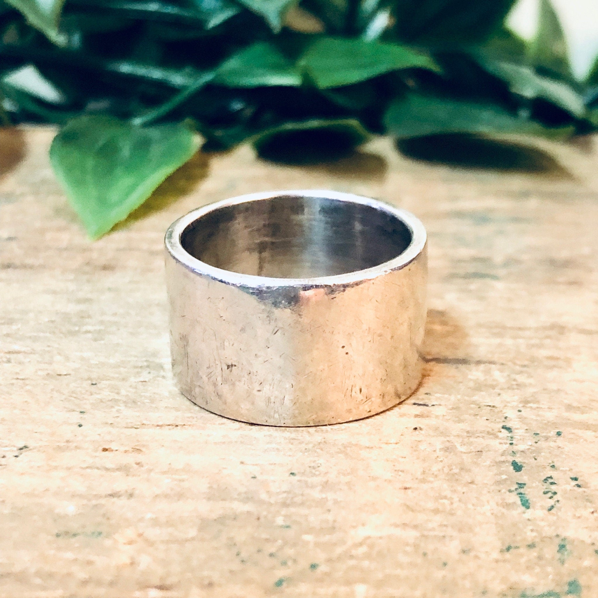 Vintage Silver Ring, Band Ring, Thick Band, Sterling Silver, Vintage Jewelry, Simple Ring, Statement Jewelry, Wedding Band, Wedding Jewelry
