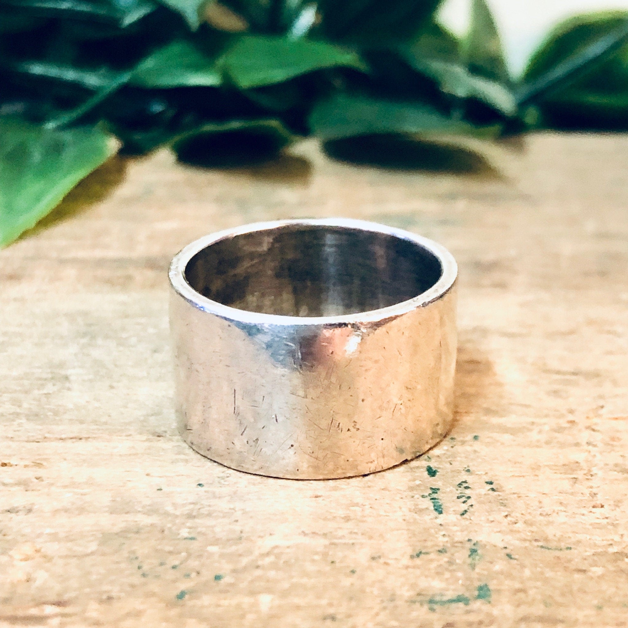 Vintage Silver Ring, Band Ring, Thick Band, Sterling Silver, Vintage Jewelry, Simple Ring, Statement Jewelry, Wedding Band, Wedding Jewelry