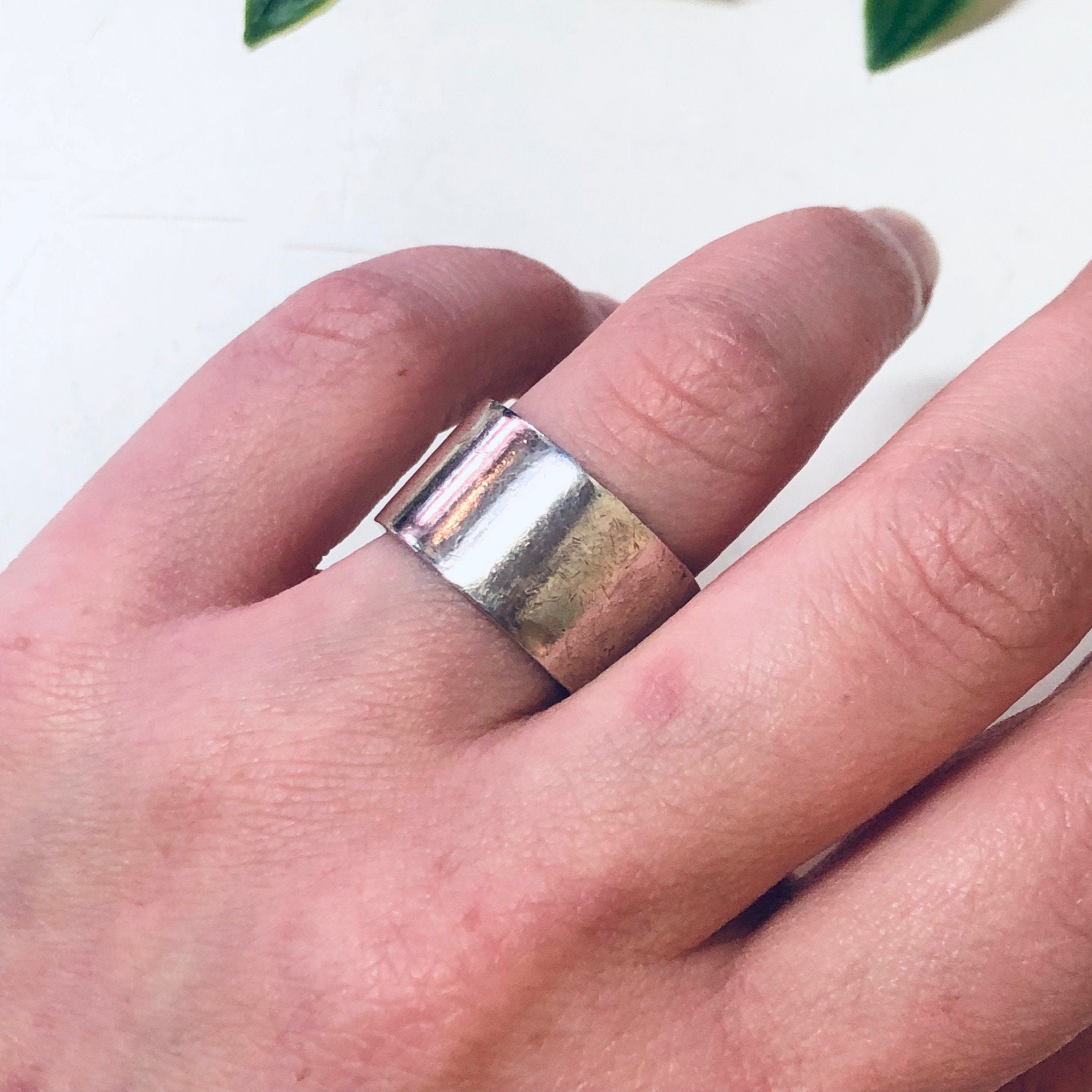 Vintage Silver Ring, Band Ring, Thick Band, Sterling Silver, Vintage Jewelry, Simple Ring, Statement Jewelry, Wedding Band, Wedding Jewelry