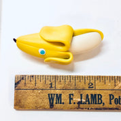Vintage Brooch, Banana Pin, Yellow Brooch, Vintage Jewelry, Fruit Jewelry, Funky Pin, Unique jewelry, Fruit Pin, Bright Yellow Pin, Banana