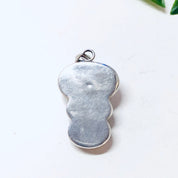 Vintage Silver Pendant, Large Pendant, Pearl Jewelry, Abalone Pendant, Purple Gemstone, Vintage Jewelry, Necklace Pendant, Statement Jewelry