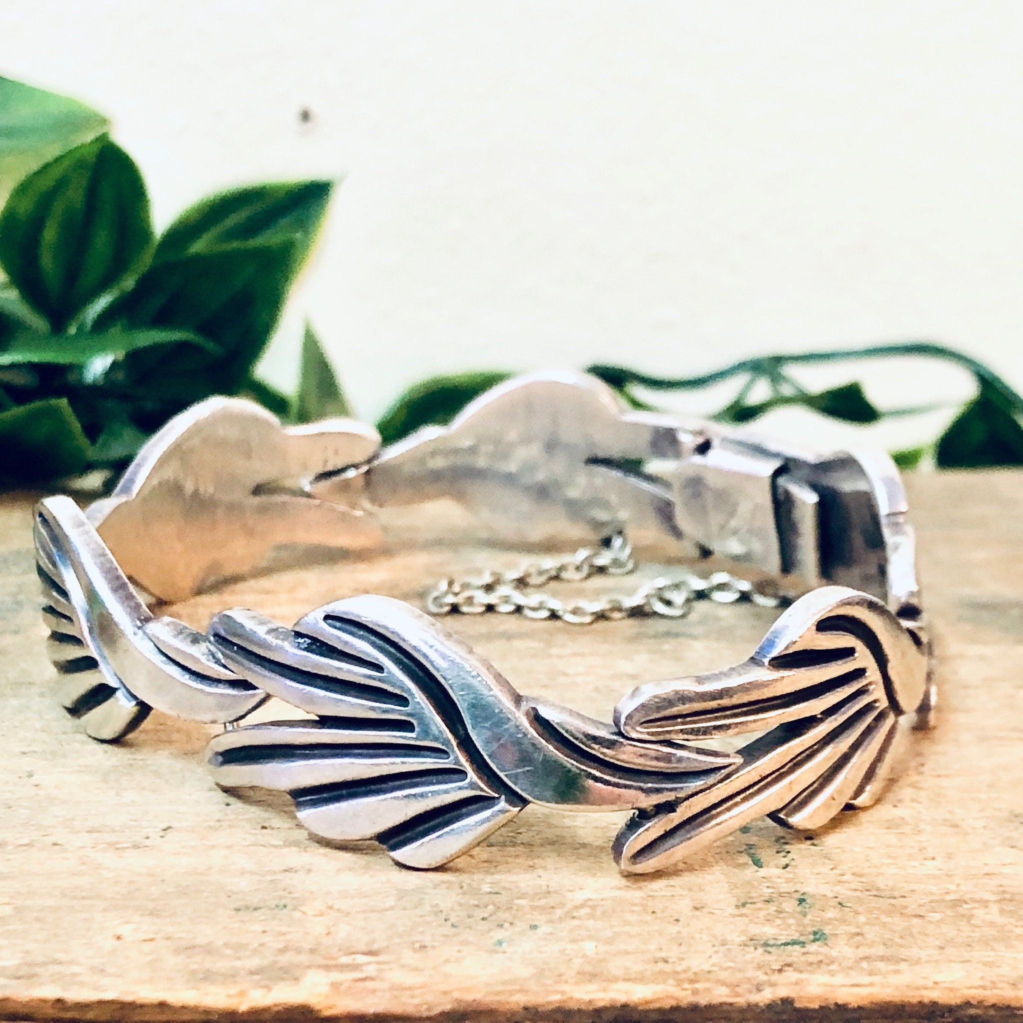 J. Flores Taxco, Vintage Taxco, Taxco Bracelet, J Flores Jewelry, Silver Bracelet, Vintage Jewelry, Link Bracelet, Modernist Bracelet, 925