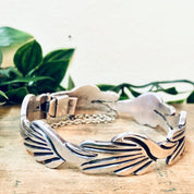 J. Flores Taxco, Vintage Taxco, Taxco Bracelet, J Flores Jewelry, Silver Bracelet, Vintage Jewelry, Link Bracelet, Modernist Bracelet, 925