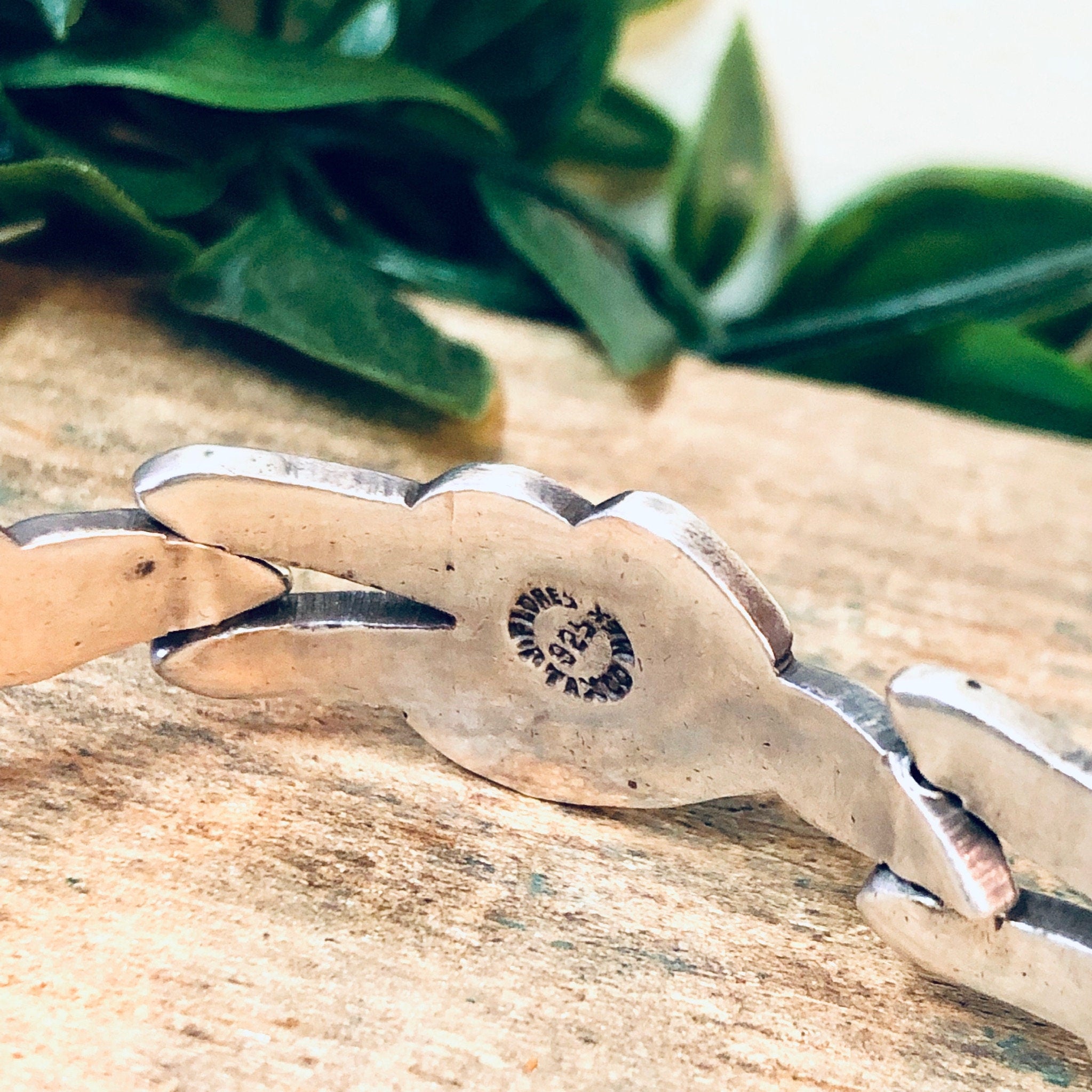 J. Flores Taxco, Vintage Taxco, Taxco Bracelet, J Flores Jewelry, Silver Bracelet, Vintage Jewelry, Link Bracelet, Modernist Bracelet, 925