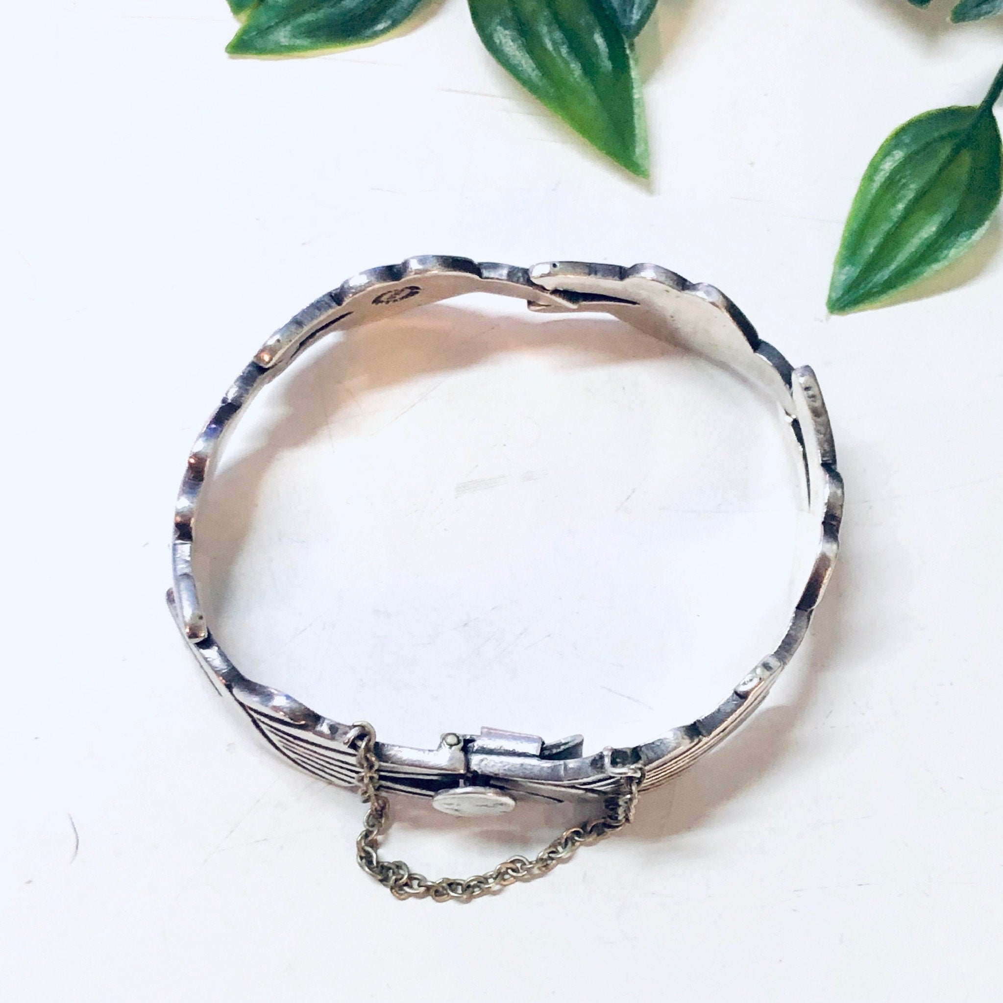 J. Flores Taxco, Vintage Taxco, Taxco Bracelet, J Flores Jewelry, Silver Bracelet, Vintage Jewelry, Link Bracelet, Modernist Bracelet, 925