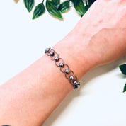 Vintage Bracelet, Silver Bracelet, Ball Bracelet, Link Bracelet, Chain Jewelry, Made in Italy, Italian Jewelry, 925 Bracelet, Simple Jewelry