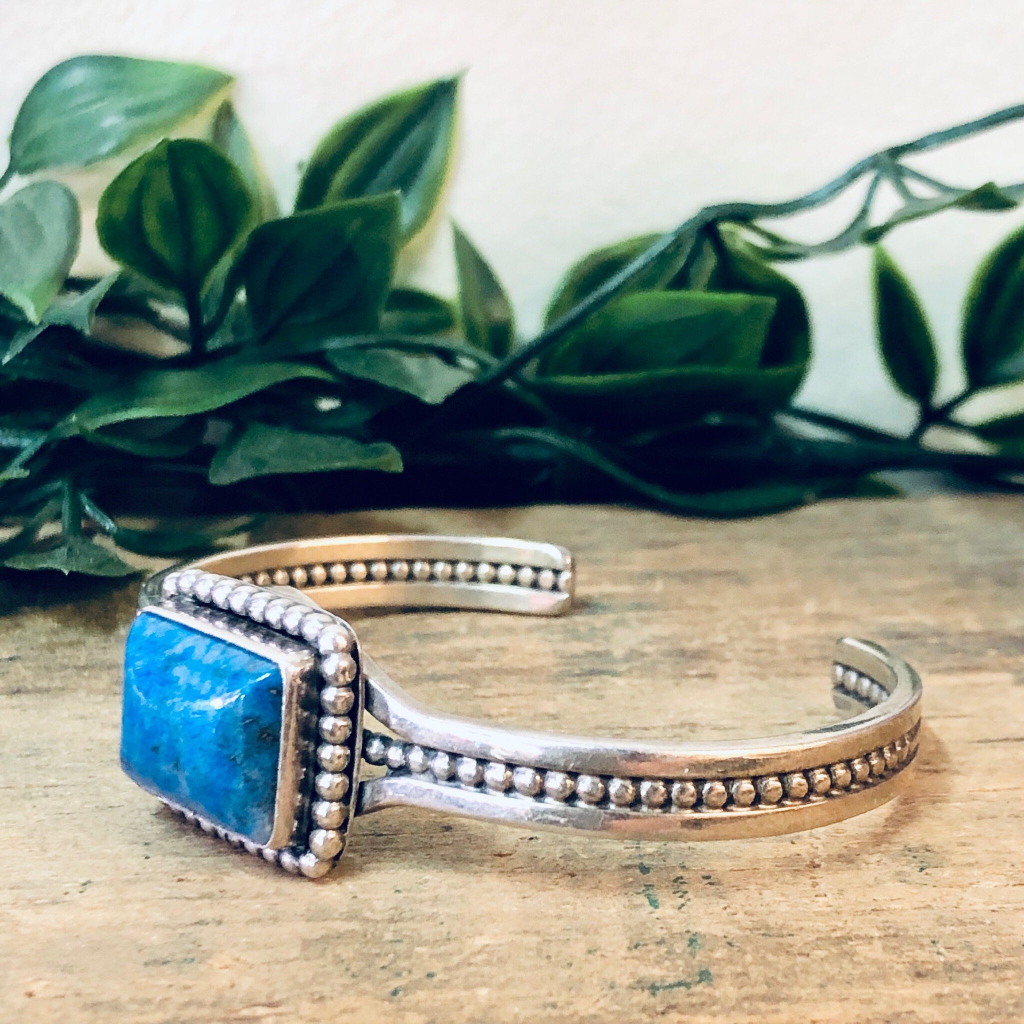 Vintage Cuff, Paul Livingston Jewelry, Paul Livingston Cuff, Blue Lapis Cuff, Vintage Bracelet, Silver Bracelet, Lapis Lazuli Jewelry, Blue